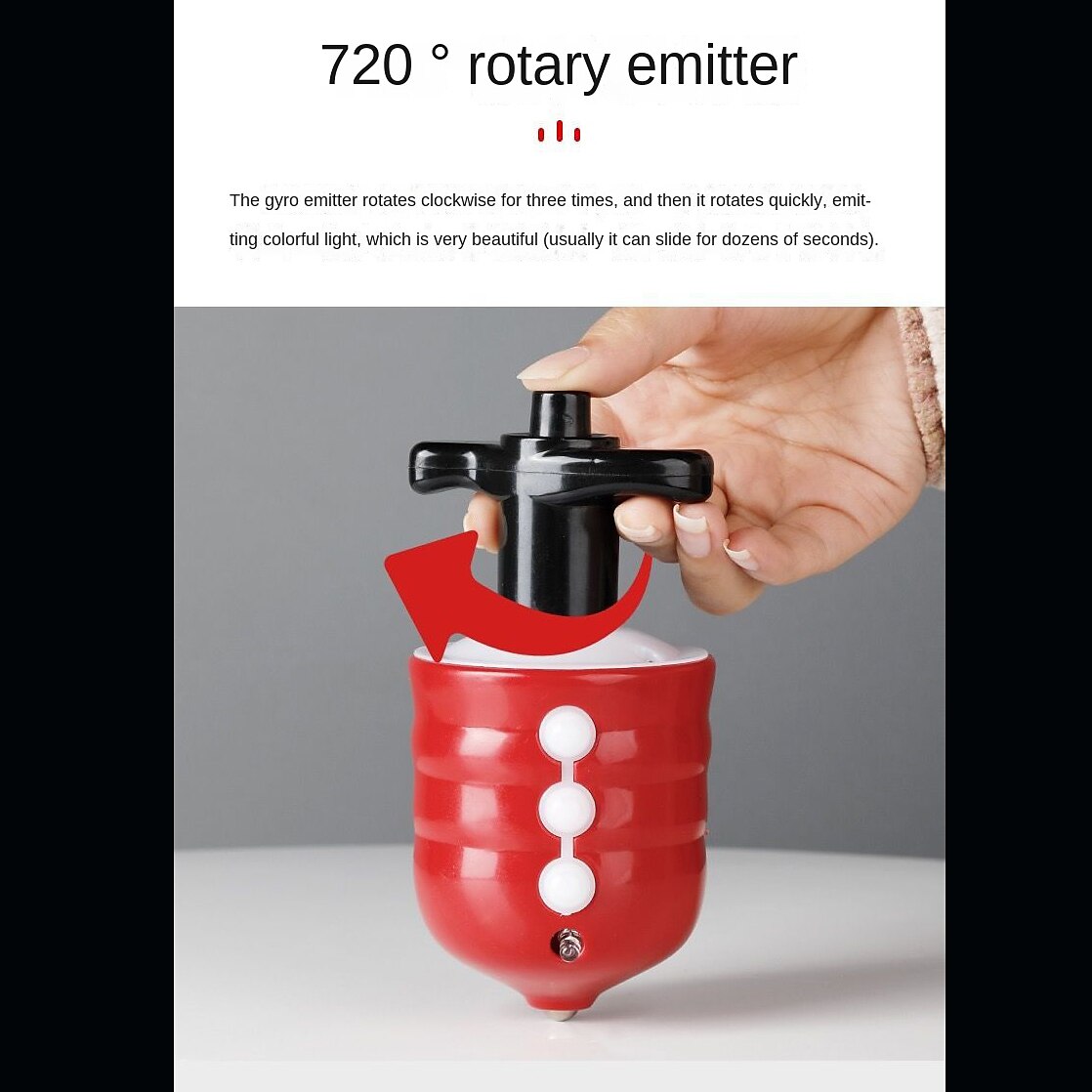 Gyroscope rotatif avec son et lumière LED, toupie style pressage/imitation bois/magnétique clignotant, jouets lumineux pour enfants, cadeau pour garçon&amp;filles de 2025 ? $16.49 –P9