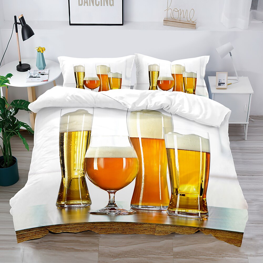 oktoberfest beer festival 3-delt dynetrekk sett hotellsengesett dynetrekk inkluderer 1 dynetrekk, 2 putevar for dobbeltrom/dronning/konge(1 putevar for tvilling/enkeltrom) 2025 - $45.99 –P6