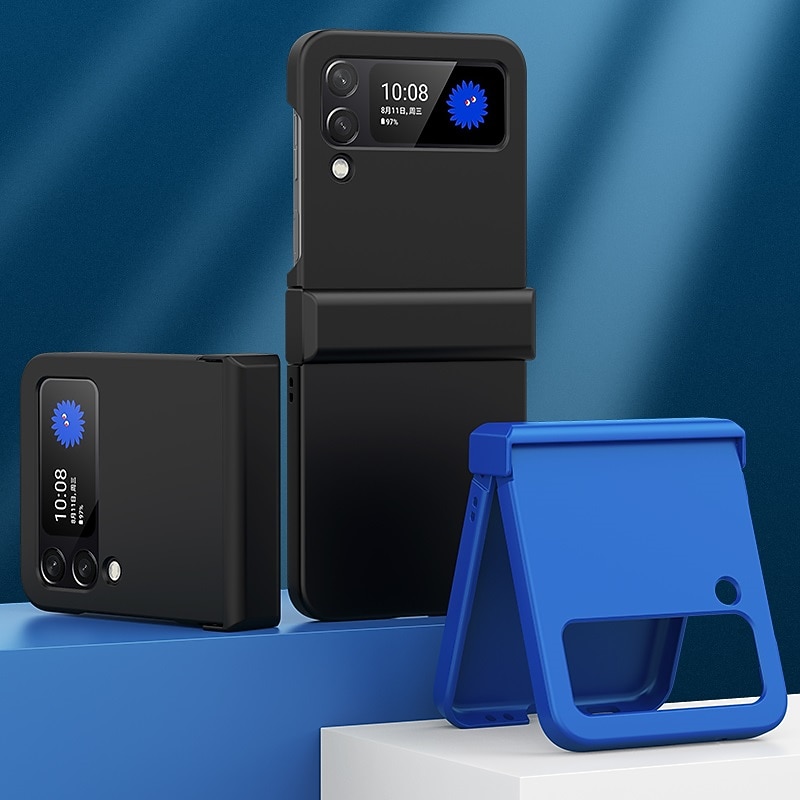 Phone Case For Samsung Galaxy Z Flip 7 Z Flip 5 Z Flip 4 Z Flip 3 Back Cover Bumper Frame Four Corners Drop Resistance Shockproof Solid Colored Silica Gel 2026 - $17.99 –P3