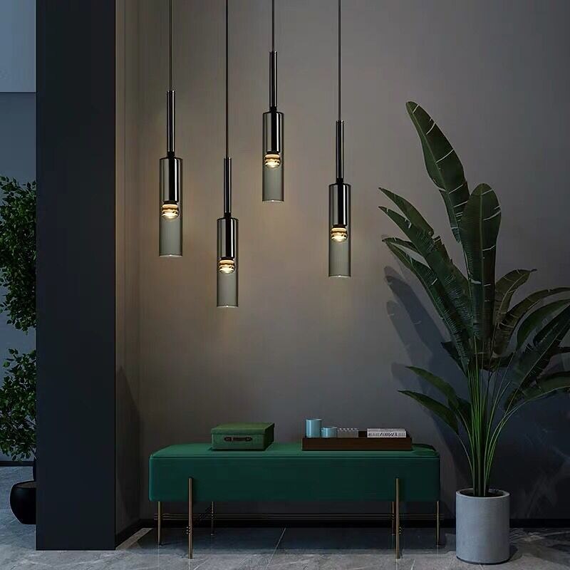 7 cm Laterne Desgin Pendelleuchten Kupfer Glas Messing Modern 110-120V 220-240V 2026 - $279.99 –P3
