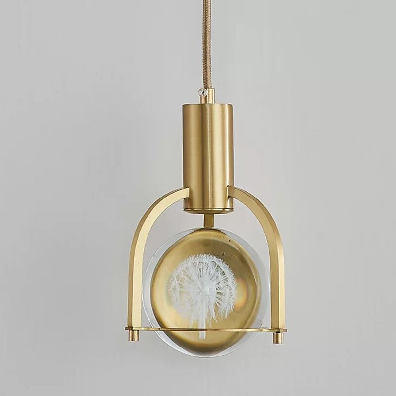 12cm pendel lanterne design pendel lys kobber messing moderne 220-240v 2026 - $449.99 –P11