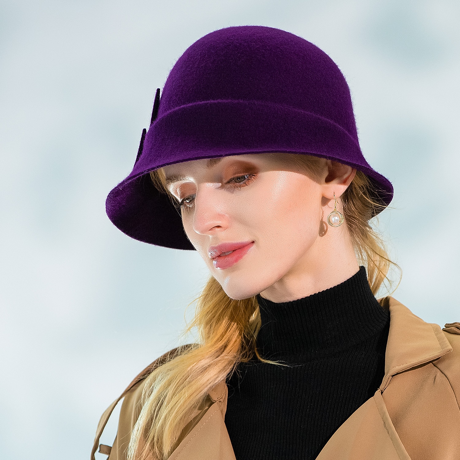 Wool Hats with Pure Color 1pc Casual Headpiece 2025 - $34.99 –P8