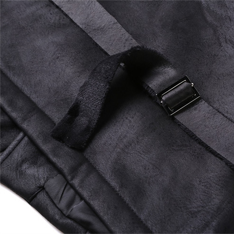 Homens Colete de camurça Casamento Rua Feriado Para Noite Estilo vintage Casual Outono Inverno Bolsos Camurça Manter Quente Cor imaculada Não Trespassado Decote V Normal Preto Marron Colete de 2025 por $38.99 –P3