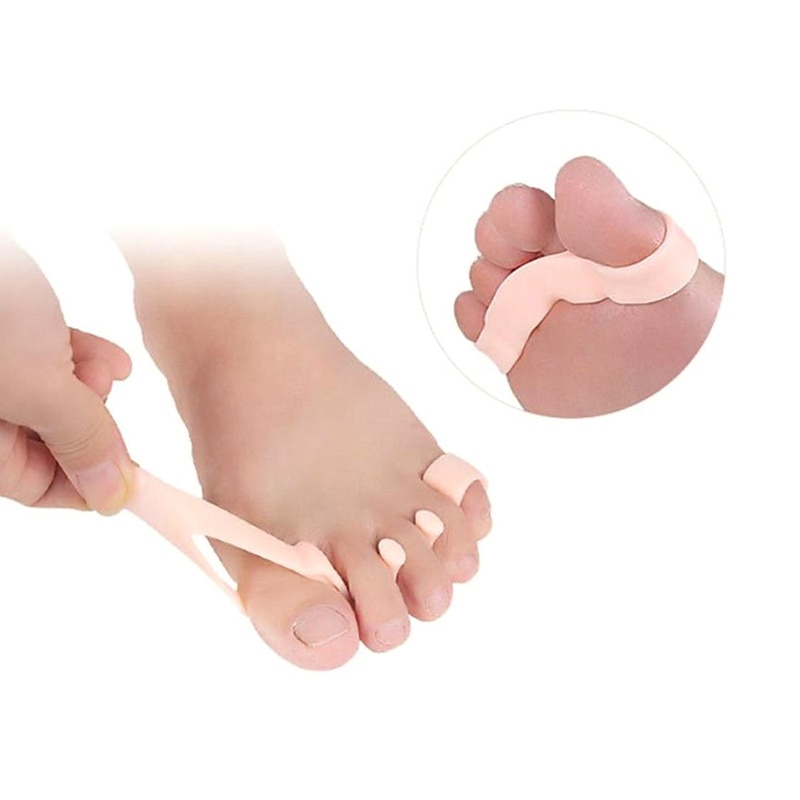 1 paio di dita dei piedi in silicone separatore del piede alluce valgo correzione bone ectropion dita dei piedi dispositivo esterno strumento di cura del piede gel alluce alluce separatore spreader del 2025 a $13.99 –P17