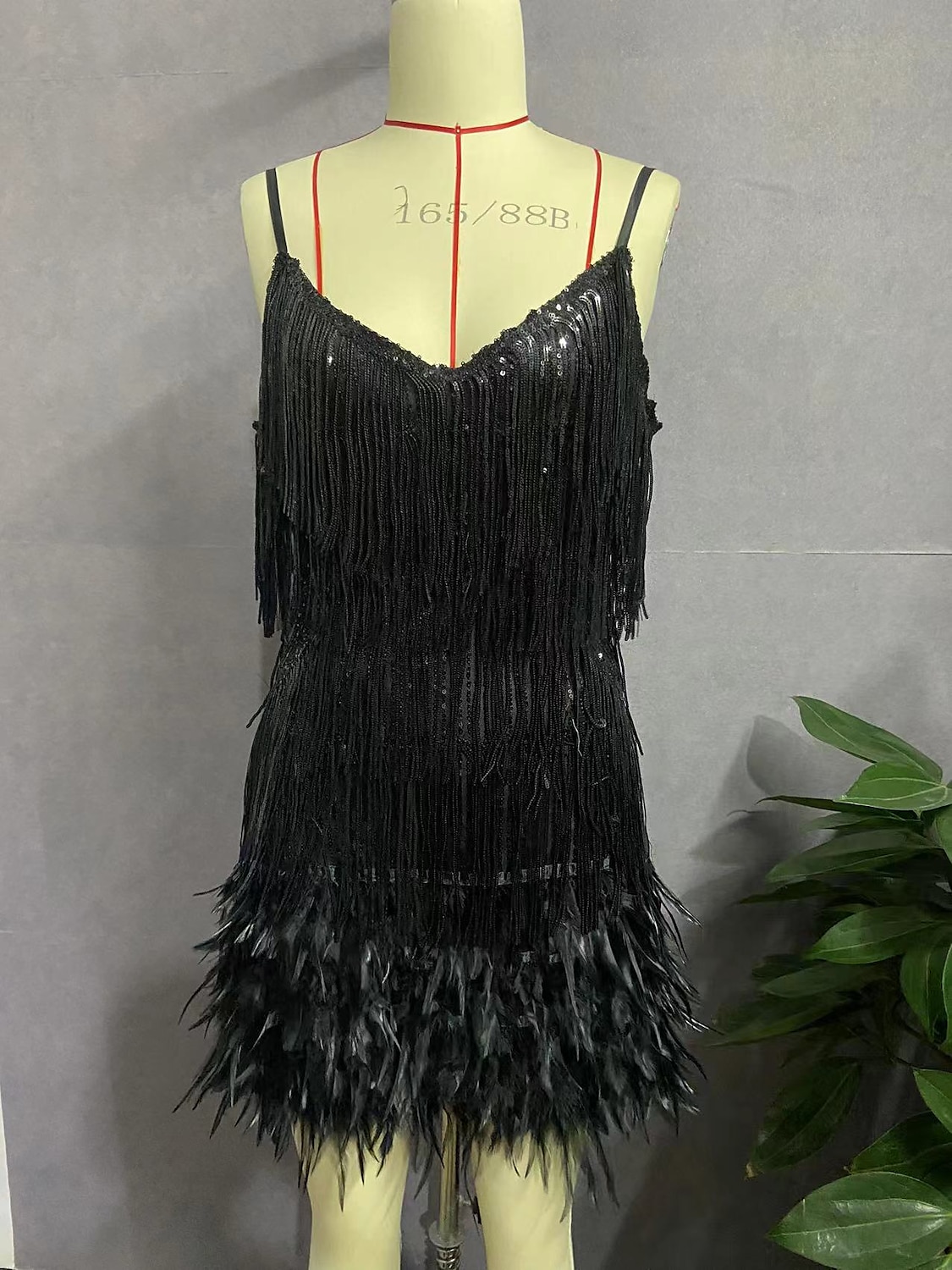 Glada 20-talet 1920-talet Flapper-klänning Klänningar Den store Gatsby Tofs Fjäder Tofs Fjädrar Dam Maskerad Bröllop Bröllopsgäst Fest / afton Vuxen Klänning Hemkomstklänningar 2025 - $46.99 –P13