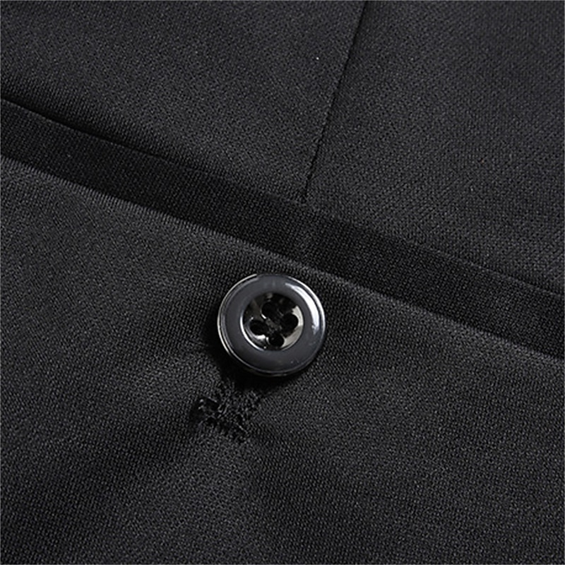 Bărbați Costume Pantaloni chinez Buzunar Simplu Confort Respirabil Nuntă Afaceri Casual Modă Clasic Galben Bleumarin Strech 2026 - $18.49 –P13