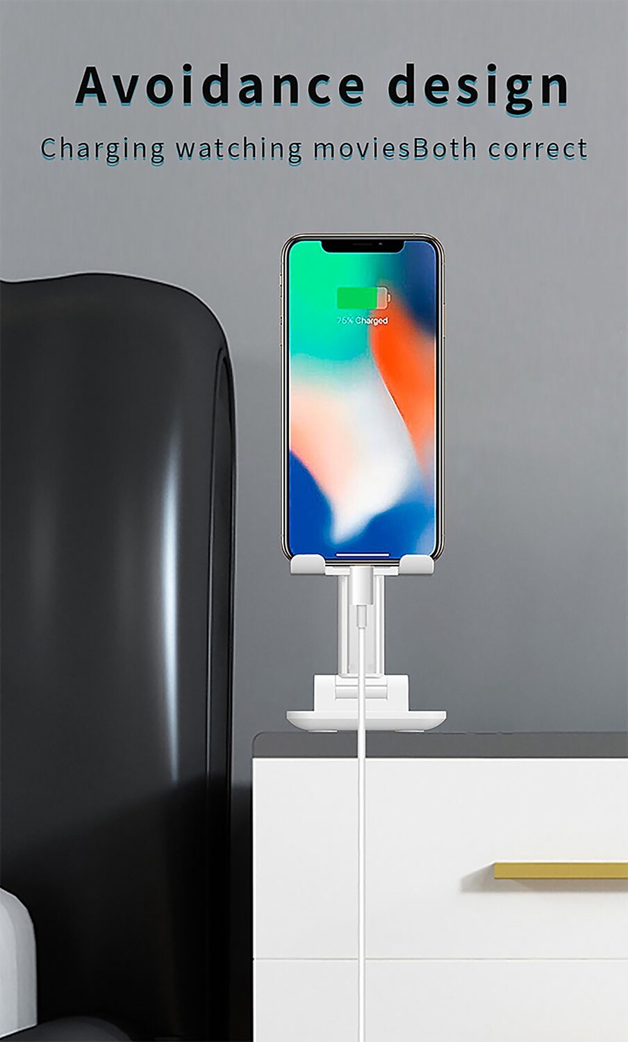 Foldable Mobile Phone Holder Stand Retractable Adjustable Phone Holder Cradle for iPhone 13 12 11 Pro Max X iPad and All Smartphones Adjustable Metal Desk Desktop Tablet Universal Cell Phone Holder 2025 - $12.99 –P12