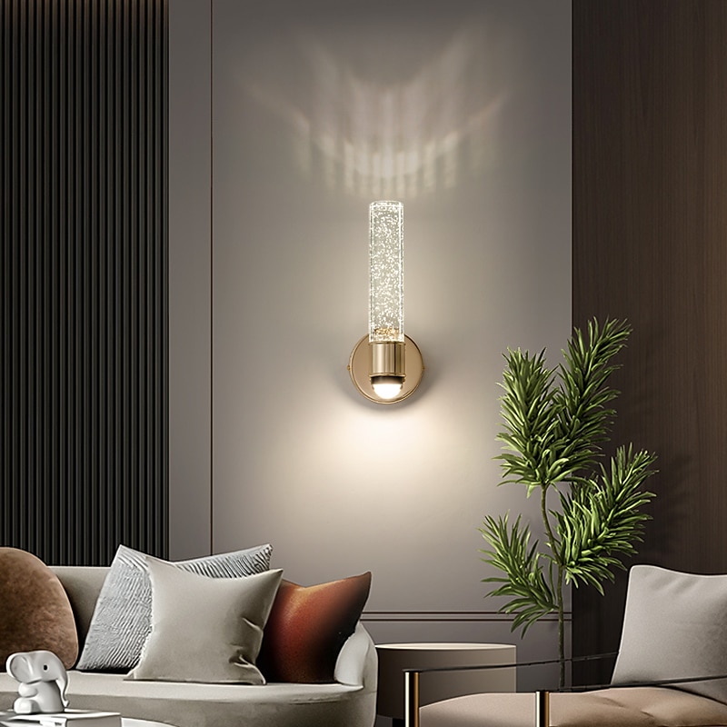 Crystal LED Nordic Style Indoor Wall Lights Living Room Metal Wall Light 220-240V 2025 - $149.99 –P1