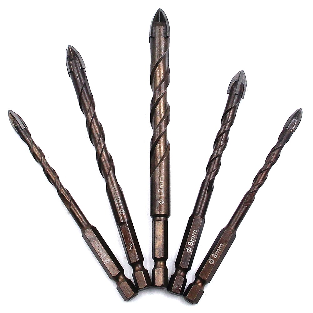 Cross Hexagon Tile Glass Cement Metal Ceramic Wood Plastic Hole Saw Triangle Alloy Drill Bit Size  6mm 8mm 10mm 12mm 2025 - $7.99 –P10