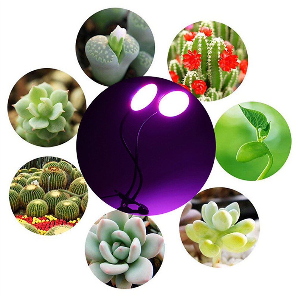 2025年 1/2 個成長ライト led フルスペクトル phytolamps usb 成長ライトとタイマー制御デスクトップクリップ phyto ランプ植物のための苗花成長ボックス  コレクション – $39.99 –P3