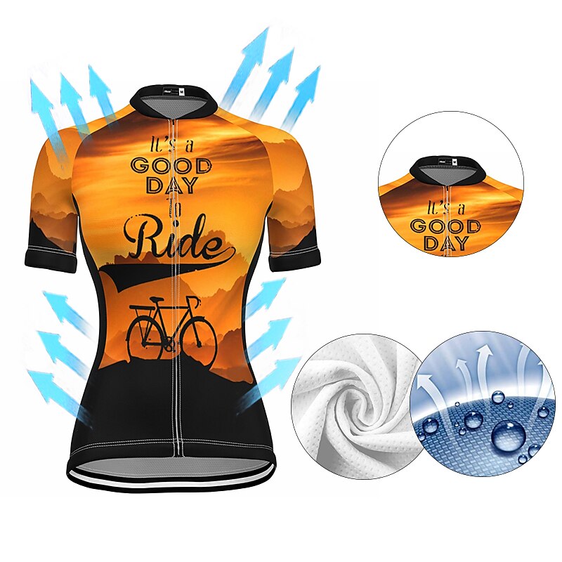 Γυναικεία Φανέλα ποδηλασίας Γραφική Γράμμα & Αριθμός Αστείος Κοντομάνικο Ποδήλατο Αθλητική μπλούζα Μπολύζες με 3 πίσω τσέπες Ποδηλασία Βουνού Ποδηλασία Δρόμου 2026 - $30.99 –P6