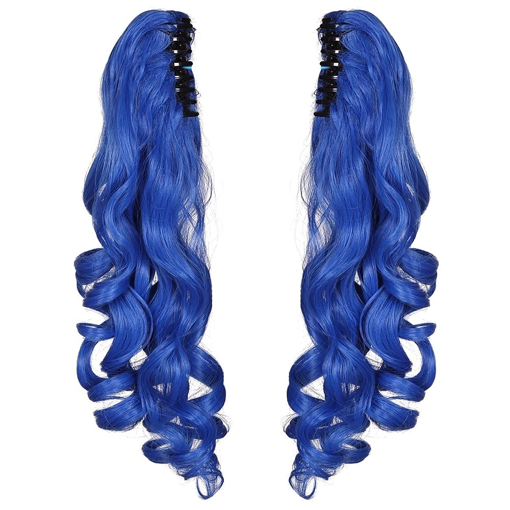Peruca Longa Cacheada de Cosplay com 2 Rabos de Cavalo Perucas de Halloween de 2025 por $49.99 –P13