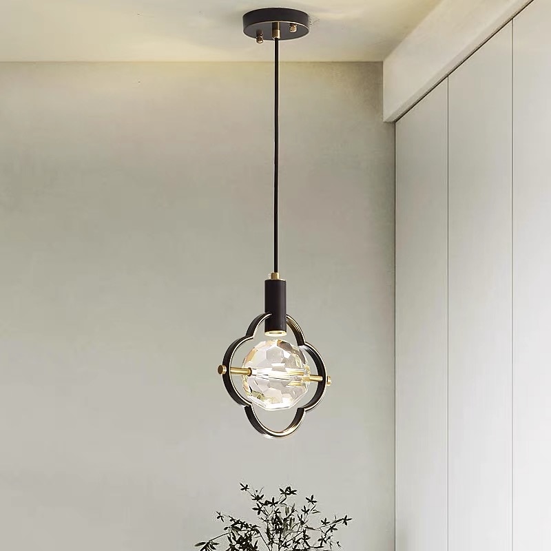 24cm pendel lanterne design pendel lys kobber messing moderne 220-240v 2026 - $599.99 –P10