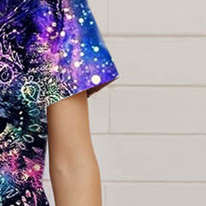 Fete 3D Animal Galaxie Lup Tricou Manșon scurt Tipărire 3D Vară Primăvară Activ Modă Drăguţ Poliester Copii 3-12 ani În aer liber Zilnic Fit regulat 2025 - $11.99 –P4