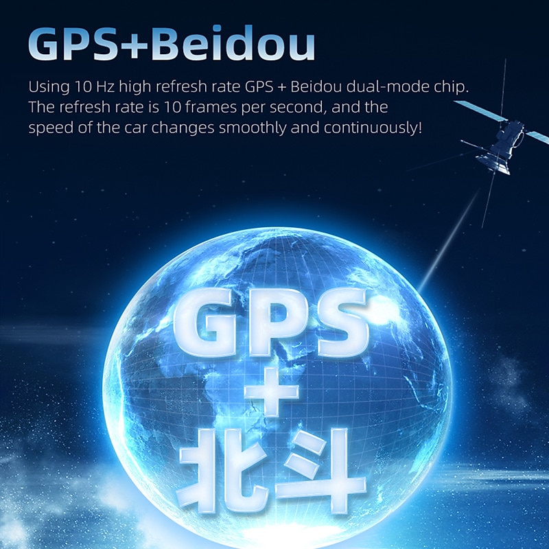 2025年 デジタル gps 速度計 ユニバーサル ヘッドセット車 5.5 インチ大型液晶ディスプレイ hud mph 速度疲労運転アラート すべての車両の速度超過警告トリップ メーター  コレクション – $71.99 –P7