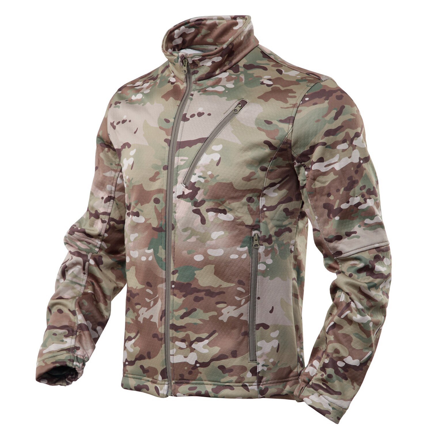 Herren Militärische taktische Jacke Wanderfleecejacke Winter Draussen Thermowarm Fleece-Futter Wasserdicht Winddicht Oberbekleidung Windjacke Trenchcoat Weiß Tarnung 2025 - $99.99 –P10