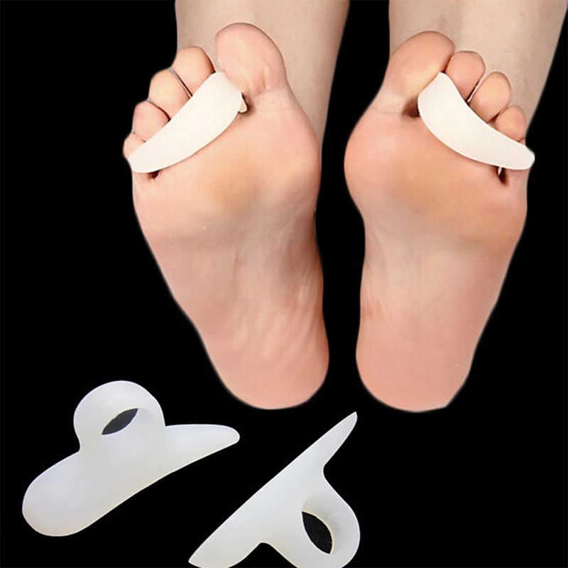 1 paio di dita dei piedi in silicone separatore del piede alluce valgo correzione bone ectropion dita dei piedi dispositivo esterno strumento di cura del piede gel alluce alluce separatore spreader del 2025 a $13.99 –P4
