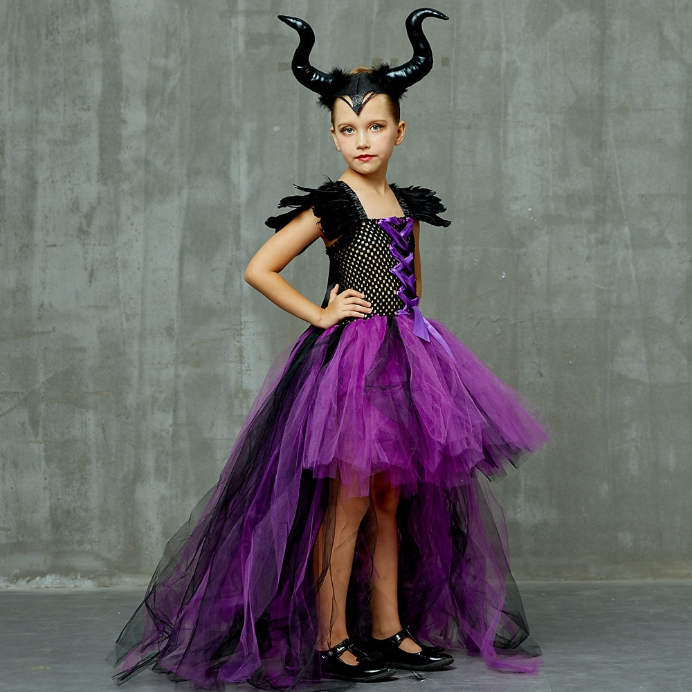 Czarownica Zbrodniczy Stroje Tutu Noc Walpurgii Księżniczka Słodkie for Dla dziewczynek Dla dzieci Bal maskowy 2026 - $51.99 –P6