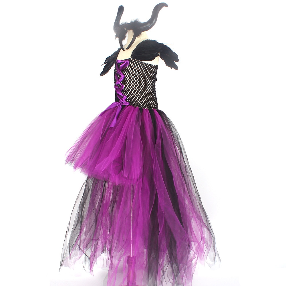 Czarownica Zbrodniczy Stroje Tutu Noc Walpurgii Księżniczka Słodkie for Dla dziewczynek Dla dzieci Bal maskowy 2026 - $51.99 –P14