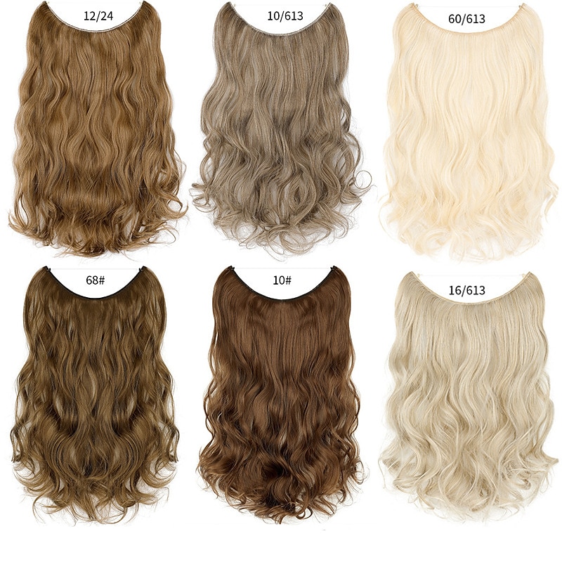 krullend golvend synthetisch haar 20 inch haarverlenging micro ring hair extensions 1 st / pak zacht dames meisjes 2025 - $14.99 –P3