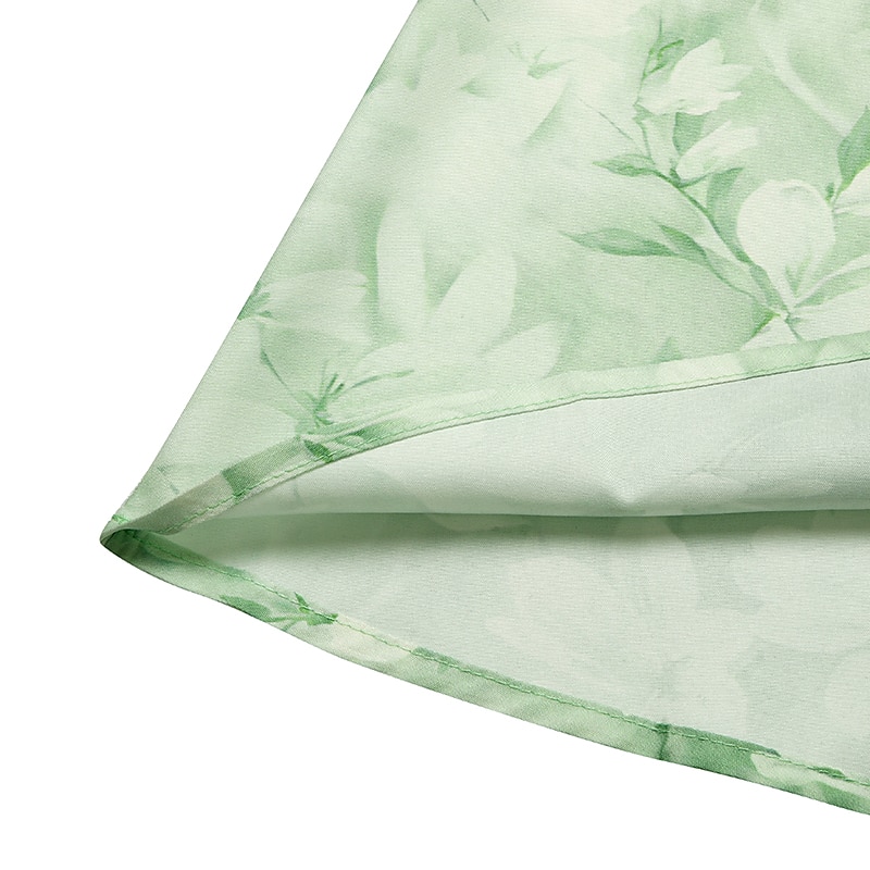 dam plus size kurva tvådelad klänning blommig rund halsringning 3 4-lång ärm vår sommar avslappnad knälång klänning ledig vardagsklänning 2025 - $35.99 –P4