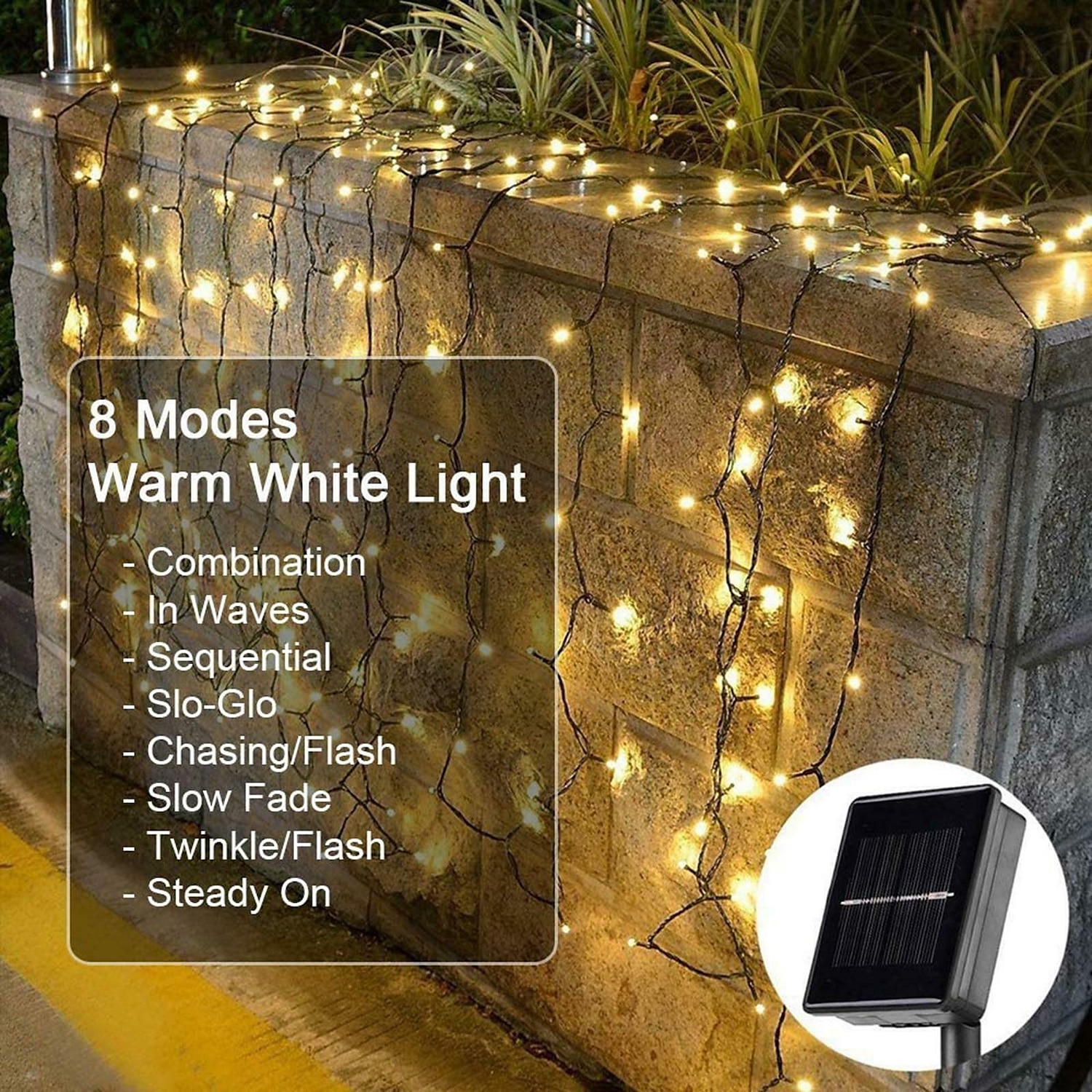 Cheap 10/20/30/50/100M Solar Powered Light Outdoor Waterproof For Garden  Christmas Decoration Lawn Lamps Led string light Fairy Lights