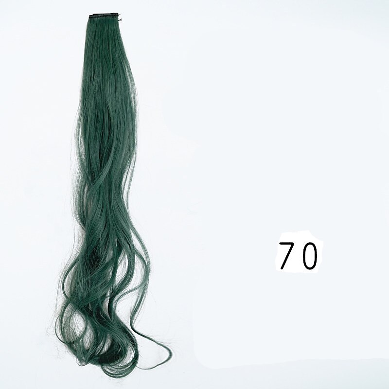 color wig Straight Synthetic Hair 24 inch Hair Extension Clip In / On 1pc / pack Soft Women's Girls' 2025 - $6.99 –P11