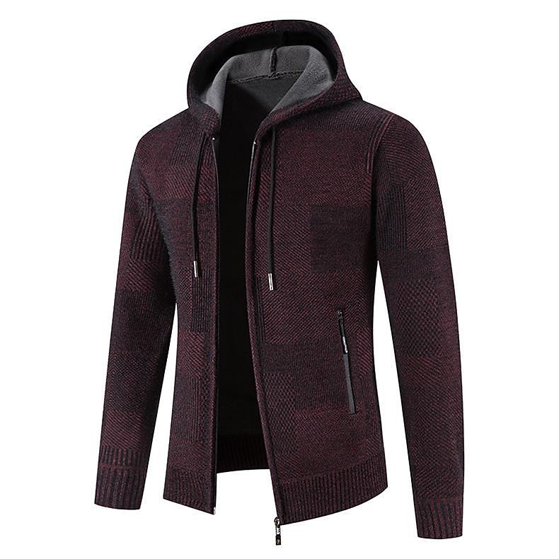 Per uomo Felpa Pullover Maglione Felpa con cappuccio Maglione con zip Giacca maglione Nido d'ape Maglia Corto Lavorato a maglia Tinta unica Girocollo Essenziale Moda Esterno Giornaliero Abbigliamento del 2026 a $48.99 –P11