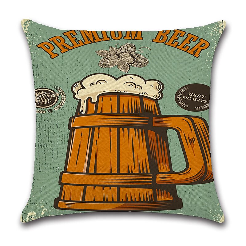oktoberfest beer double side cushion cover 4pc soft الزخرفية مربع رمي غطاء وسادة غطاء وسادة كيس وسادة لأريكة غرفة نوم جودة عالية آلة قابل للغسل 2025 - $13.99 –P4