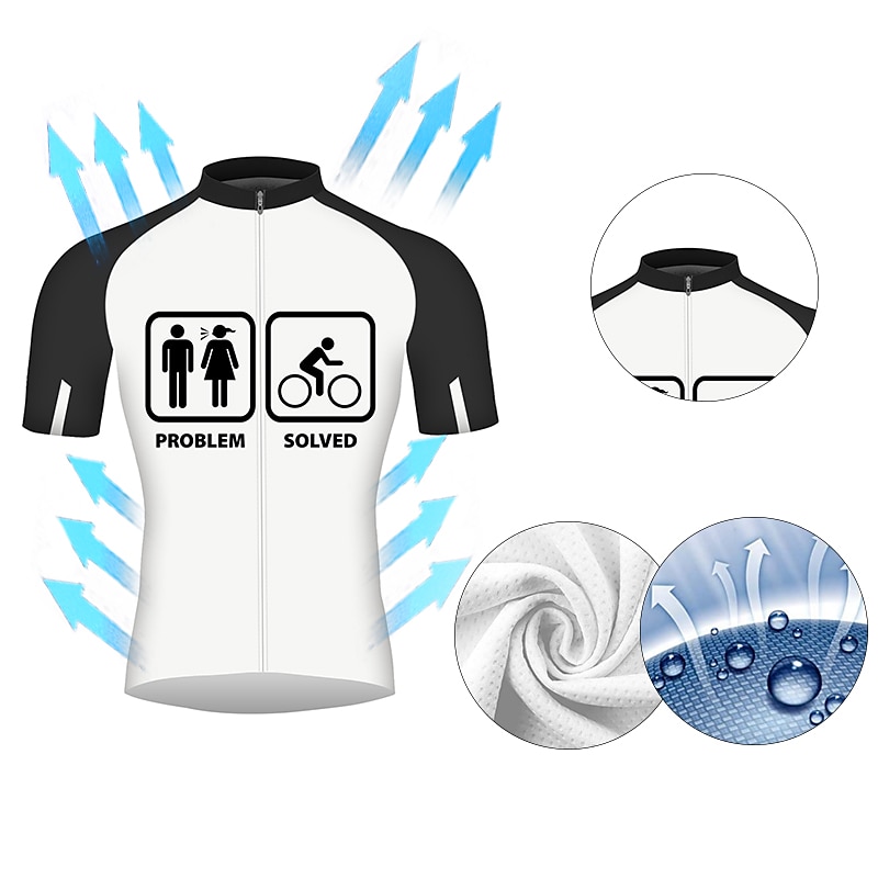 Homme Maillot de cyclisme Graphique À Motifs Lettres & Chiffres Manche Courte Cyclisme Maillot Top avec 3 poches arrière VTT Vélo tout terrain Cyclisme sur route Séchage Rapide Bandes réfléchissantes de 2025 ? $28.99 –P4