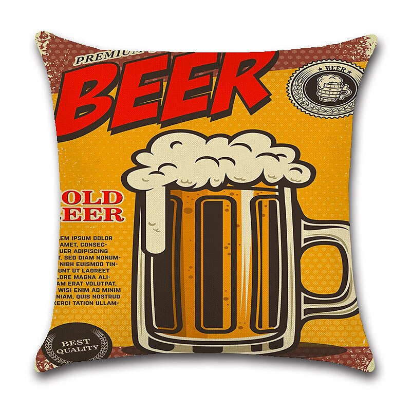 oktoberfest beer double side cushion cover 4pc soft الزخرفية مربع رمي غطاء وسادة غطاء وسادة كيس وسادة لأريكة غرفة نوم جودة عالية آلة قابل للغسل 2025 - $13.99 –P6