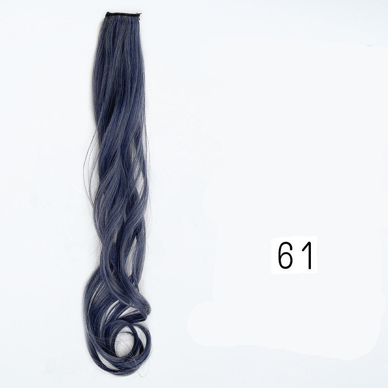 color wig Straight Synthetic Hair 24 inch Hair Extension Clip In / On 1pc / pack Soft Women's Girls' 2025 - $6.99 –P2