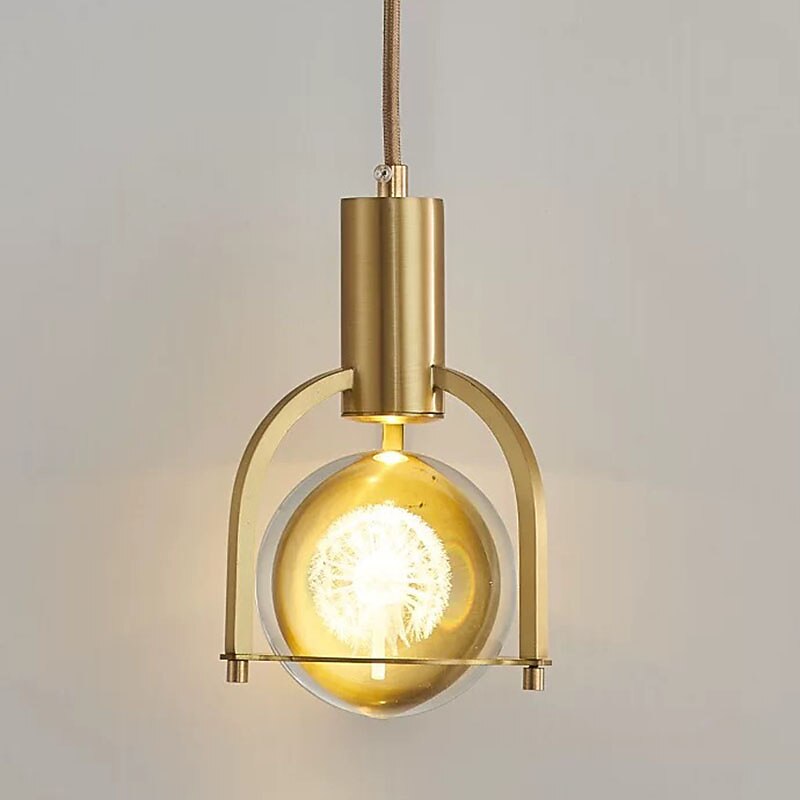 12cm pendel lanterne design pendel lys kobber messing moderne 220-240v 2026 - $449.99 –P10