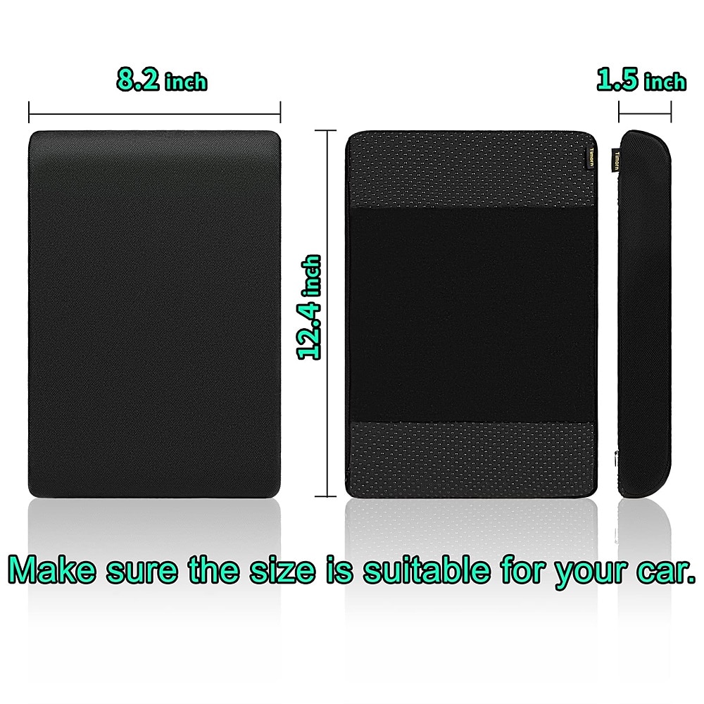 Car Center Console Cover Memory Foam Armrest Cushion & Arm Rest Protector & Middle Organizer Black Elbow Pillow & Seat Central Box Lid Pad & Universal Interior Accessory for Truck  Auto  SUV 2025 - $26.99 –P6