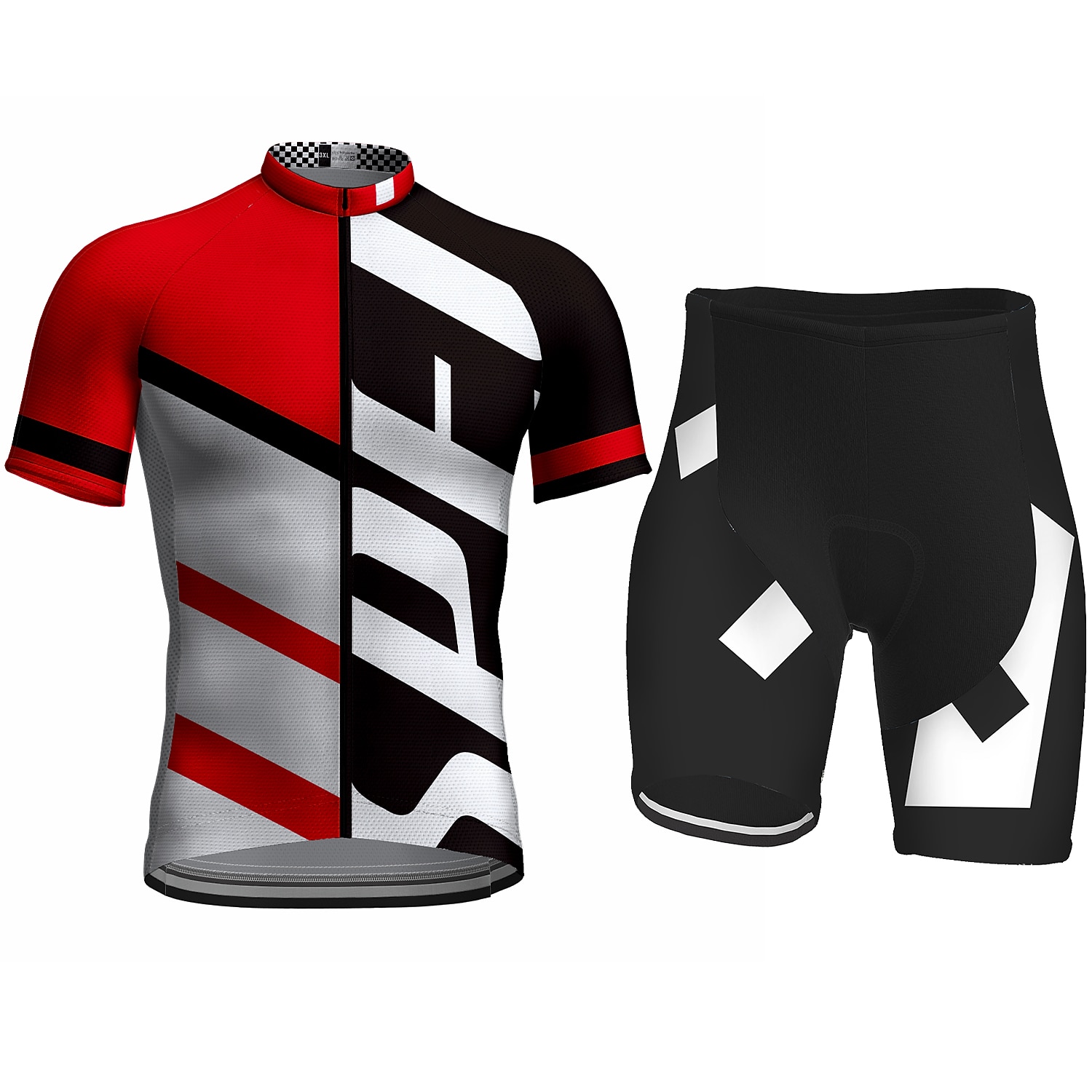 Per uomo Maglia da ciclismo con pantaloncini Manica Corta Mountain Bike MTB Ciclismo su strada Estate Blu Bianco Giallo Lettere & Numeri Bicicletta Cuscinetto 3D Asciugatura Rapida Tasca Posteriore del 2026 a $43.99 –P1