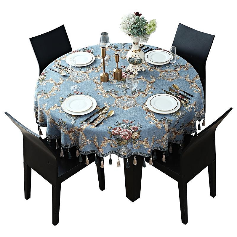 Round Tablecloth Farmhouse Table Cloth Spring Tablecloth Round Outdoor Cloth Table Cover Oval Rectangle For Picnic,Wedding,Dining,Easter,Kitchen 2025 - $68.99 –P3