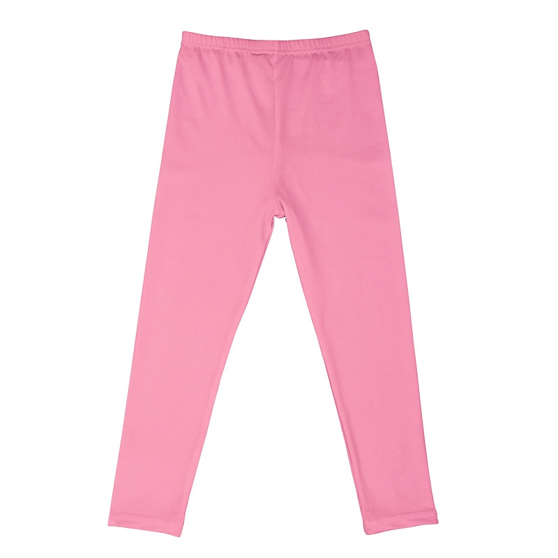 Girls' 3D Solid Colored Pants Leggings Fall Winter Active Cute Tights Kids 3-12 Years Outdoor Vacation Street Regular Fit 2025 - $10.49 –P6
