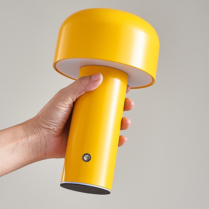 bordlampe bærbar italiensk sopp trådløs touch oppladbar nattlampe usb bordlampe skrivebordsdekorasjon soverom nattlampe 2025 - $58.99 –P10