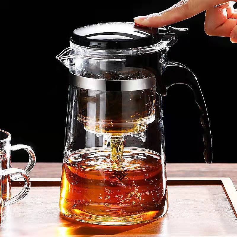 Heat Resistant Glass Teapot With Stainless Steel Tea Strainer Infuser Flower Kettle Kung Fu Teawear Set Puer Oolong Pot 2026 - $15.99 –P7