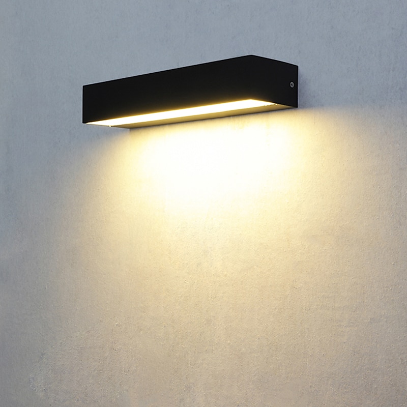 venkovní vnitřní led nástěnná světla ložnice hliníkové nástěnné svítidlo nástěnné svítidlo s jedním písmem ip65 85-265v 12/18/24 w 2025 - $109.99 –P6