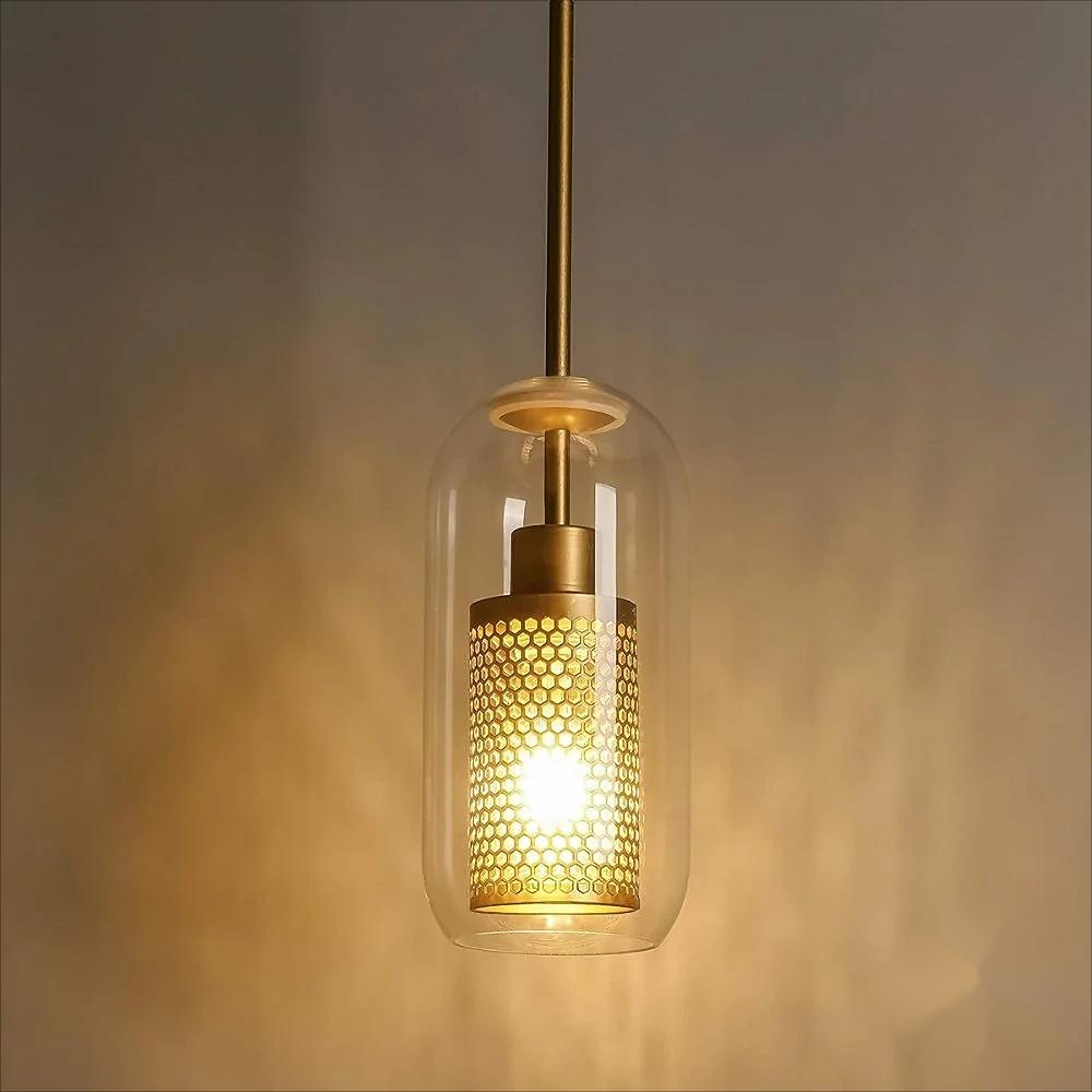 30 cm Single Design Pendant Light LED Modern Nordic Style Glass Cylinder Electroplated Lsland Lights Shops / Cafes Dining Room Lights Gift for Family Friends 110-120V 220-240V 2025 - $147.99 –P1