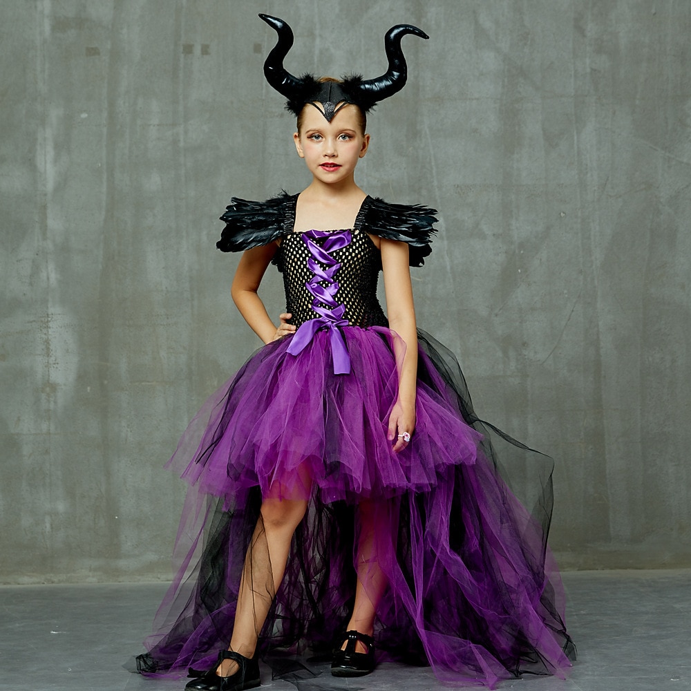 Czarownica Zbrodniczy Stroje Tutu Noc Walpurgii Księżniczka Słodkie for Dla dziewczynek Dla dzieci Bal maskowy 2026 - $51.99 –P9