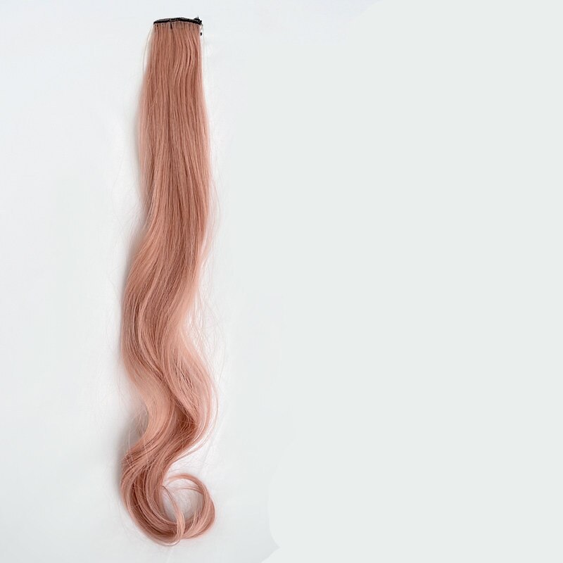 color wig Straight Synthetic Hair 24 inch Hair Extension Clip In / On 1pc / pack Soft Women's Girls' 2025 - $6.99 –P10