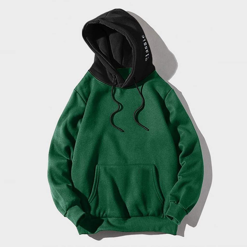 Men's Hoodie Green Blue Red Brown Beige Hooded Solid Color Graphic Front Pocket Cool Casual Essential Winter Clothing Apparel Hoodies Sweatshirts  Long Sleeve Loose Fit 2025 - $15.99 –P8