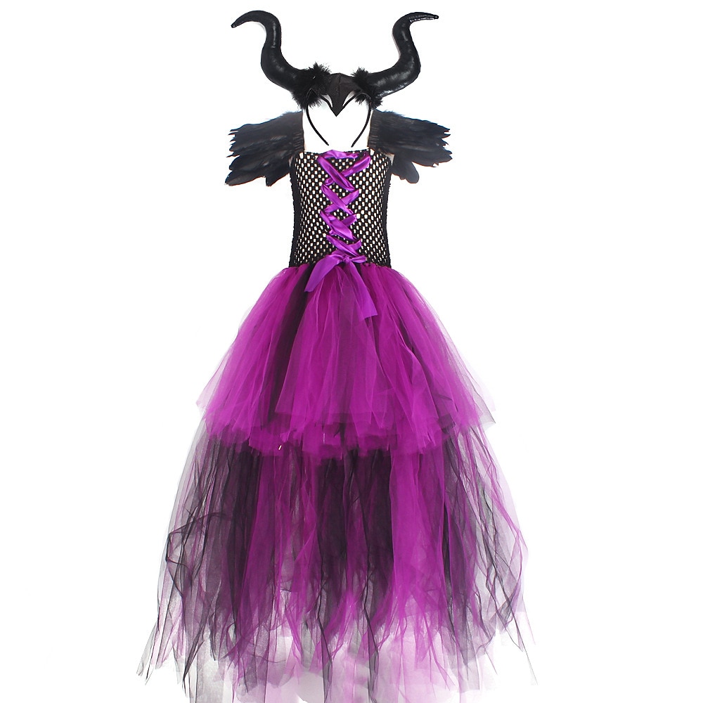 Czarownica Zbrodniczy Stroje Tutu Noc Walpurgii Księżniczka Słodkie for Dla dziewczynek Dla dzieci Bal maskowy 2026 - $51.99 –P11
