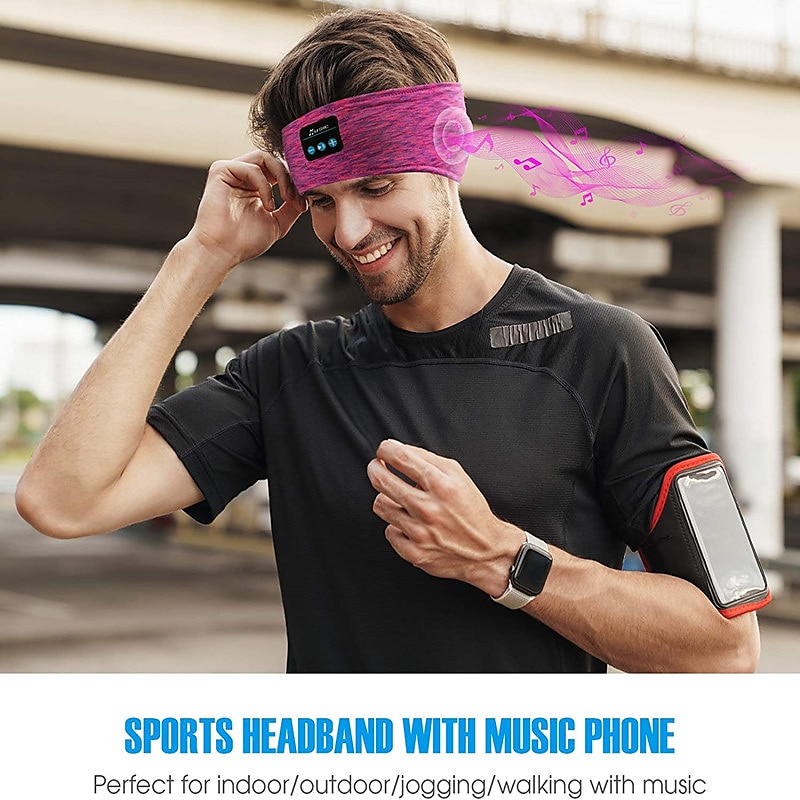 2026年 Bluetoothヘッドフォン付きスリープマスク、ペインティングスリープヘッドフォン Bluetooth ヘッドバンド 睡眠 スポーツ用スリープマスク サイドスリーパー用 バレンタインデーギフトと旅行必需品  コレクション – $23.99 –P1