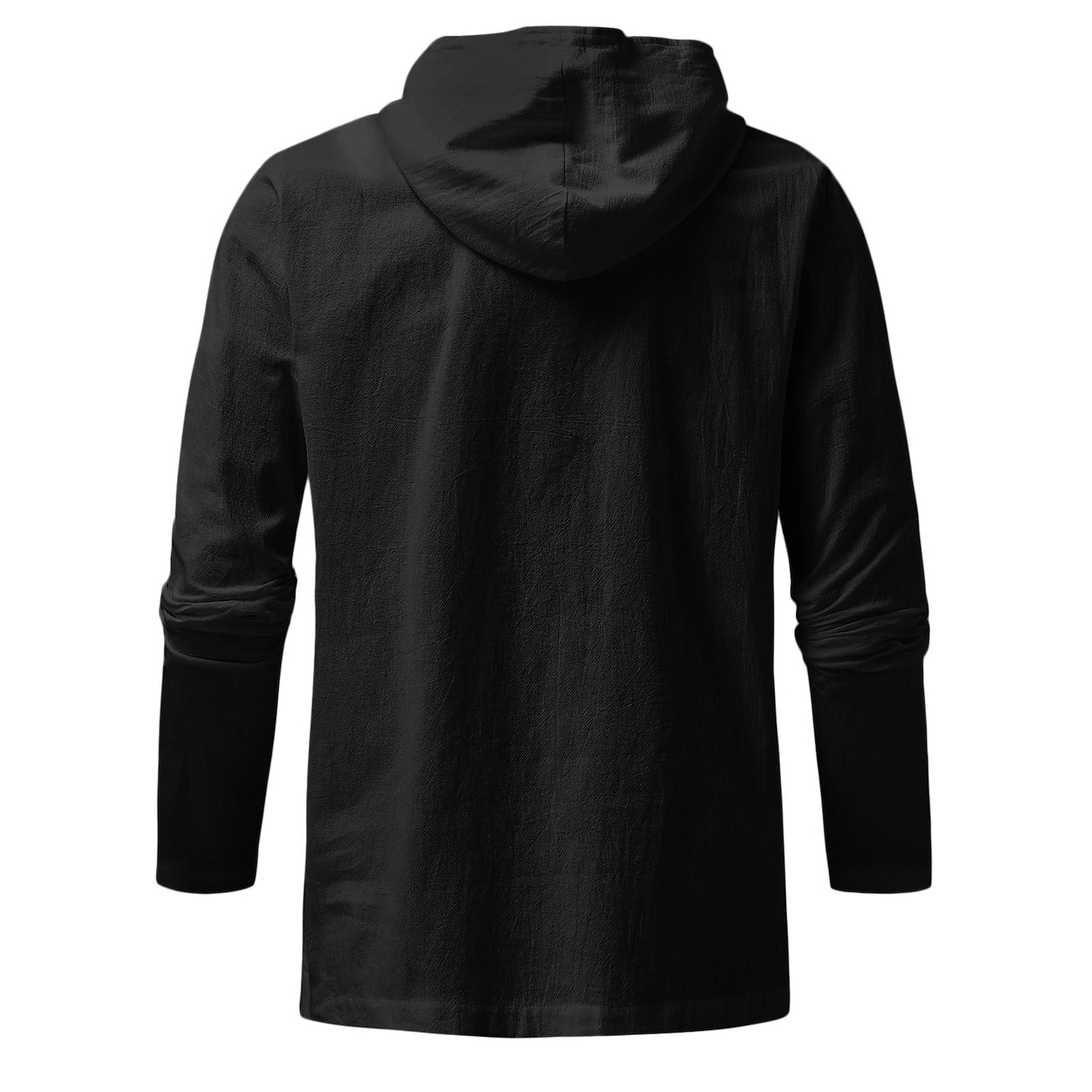 Herren Hemd Sommerhemd Strandhemd Feste Farbe Strasse Casual Schwarz Weiß Blau Khaki Langarm Mit Kapuze Sommer Bekleidung 2025 - $28.99 –P1