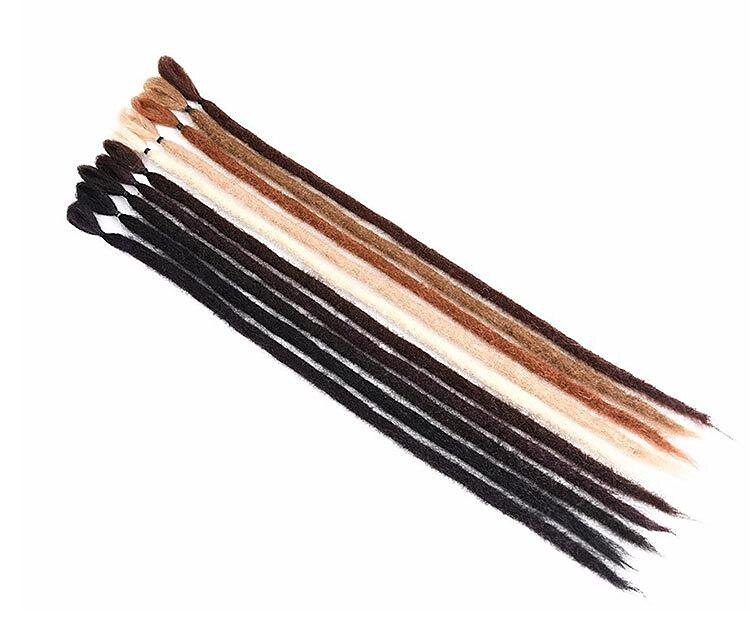 european and american wig dreadlocks handmade dreadlocks reggae dreadlocks jamaica 20 inch monochrome african white ghost dreadlocks wholesale 2025 - $2.99 –P1