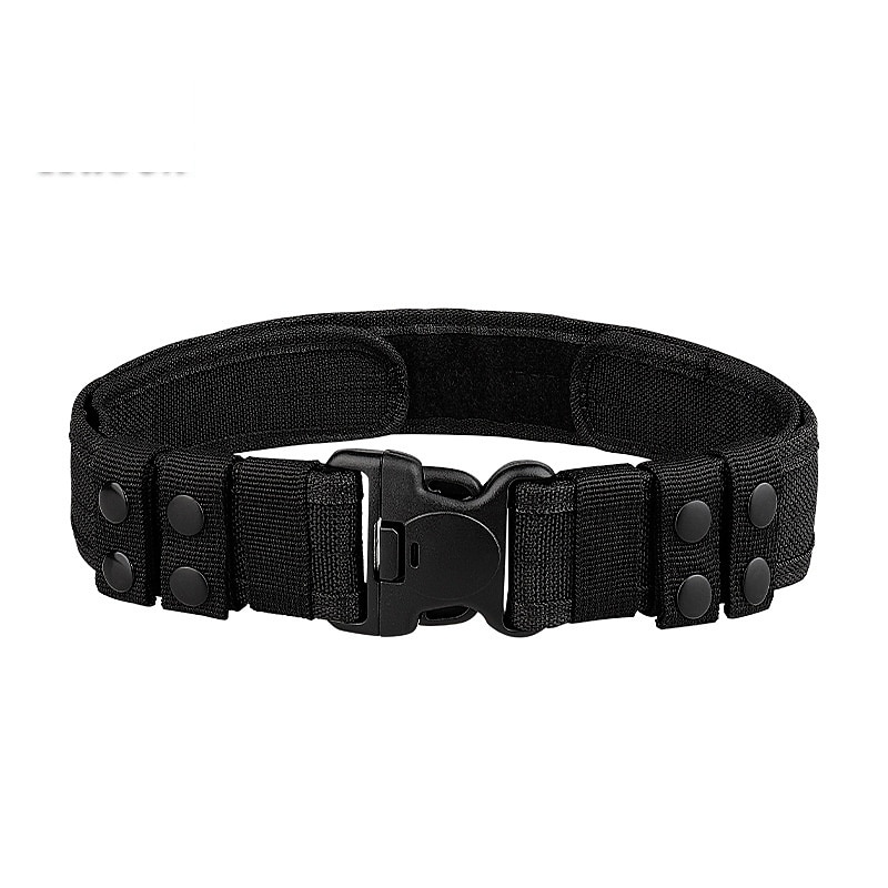 Homme Ceinture Ceinture Tactique Tricot Mode Athleisure Tactique Couleur Unie Noir Kaki Extérieur Sport en Plein Air Randonnée Boucle à pression de 2026 ? $16.49 –P4