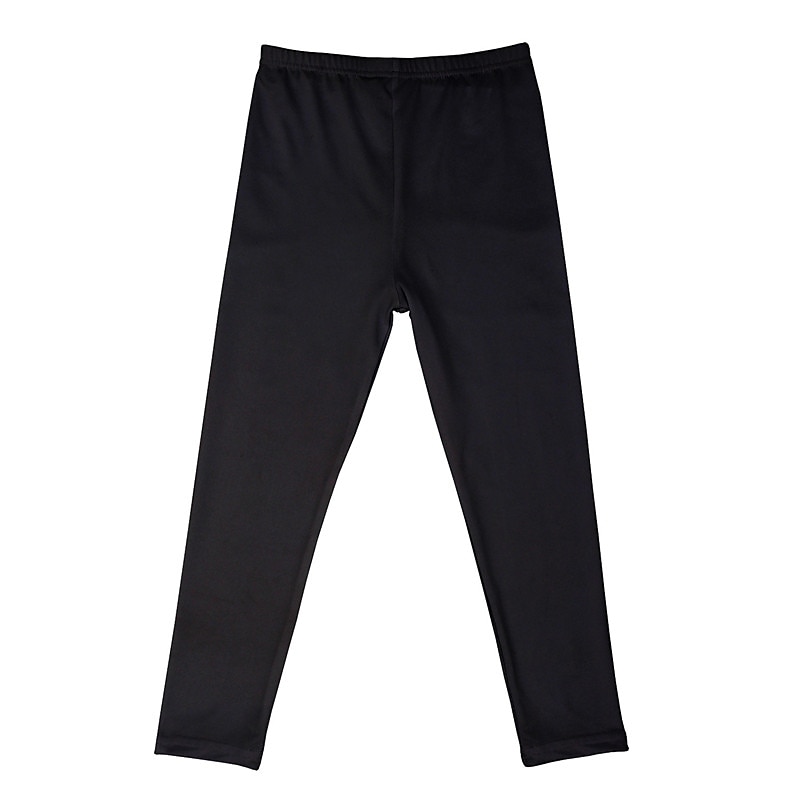 Girls' 3D Solid Colored Pants Leggings Fall Winter Active Cute Tights Kids 3-12 Years Outdoor Vacation Street Regular Fit 2025 - $10.49 –P4